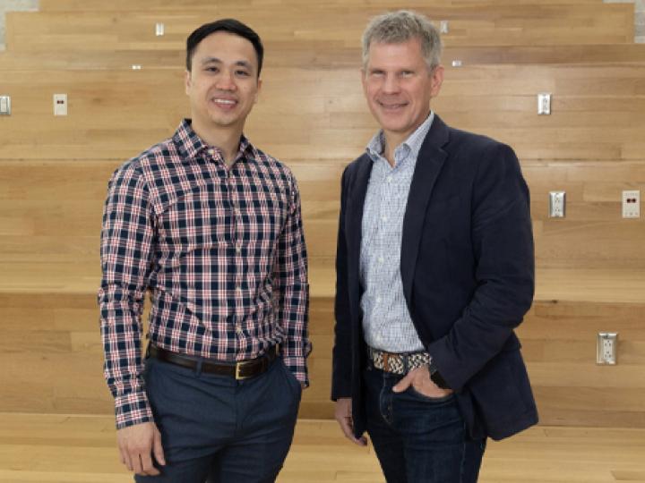 Picture of Dr. Tho Tran and Dr. Bradley McConnell